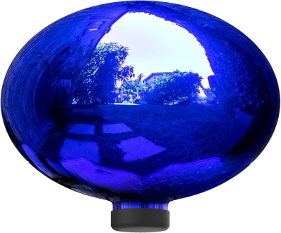 Alpine GLB292BL Electric Blue Glass Gazing Globe, 10