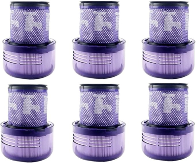 vacuum universal parts / Universal vacuum compatible For V12,Rear Motor Hepa Filter Replacement Accessories Kit， Cyclone Cordless sweeping vacuum Cleaner Accessories vacuum cleaner.adaptors(6 pcs)